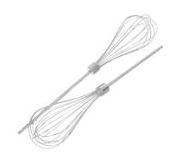 Cabilock Fouet pour Batteur Électrique 12 Fils Épaissi Longueur Prolongée Acier Inoxydable Accessoires de Rechange la Cuisine Domestique et Professionnelle 2 Pièces