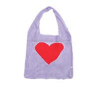 Cabilock Fourre-Tout en Maille Réutilisable en Forme De Cœur pour Filles Idéal pour Les Courses Et Les Aventures en Plein Air Spacieux Et Élégant