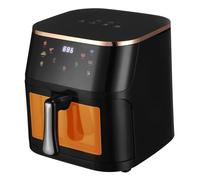 Cabilock Friteuse à Air Électrique Capacité avec Fenêtre de Visualisation Multi Fonction Tactile pour Cuisson Saine avec Moins Dhuile pour Familles et Camping