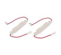 Cabilock Fusible Haute Tension Pour Four à Micro-ondes 2 Pièces Porte-fusible Compact En Plastique Accessoire De Remplacement Pour Micro-ondes Utilisation Domestique