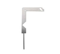 Cabilock Gabarit de Reliure en Acier Inoxydable - Règle en T pour Fabrication de Couvertures de Livres Scrapbooking et Albums - Guide de Coupe Précis et Sécurisé pour Travaux Créatifs