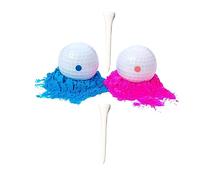 Cabilock Gender Reveal Golf 8 Pièces Jouets Révélant Le Jouet D'affichage De Genre Poudre Rose Balles Balle Explosive Révélant Le Boule De Poudre Boules De Poudre De Tee Abdos Blanche