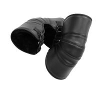 Cabilock Genouillères de Moto Hiver Épaissies en Pu Coupe-vent et Résistantes pour Hommes et Femmes, Protection Thermique pour Diverses Situations de Conduite