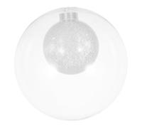 Cabilock Glass Globe Lampshade Double Layer Heat-resistant Glass Dome Cover With Triple Concave Design For Pendant Chandelier Wall Sconce Lighting