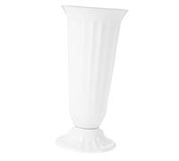 Cabilock Grand Vase à Fleurs en Plastique Blanc, Jardinière D'urne Grecque, Design Minimaliste Européen, Léger et Facile D’Entretien, Décoration Intérieure et Porche D’entrée,