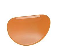 Cabilock Grattoir à Beurre Souple Demi-cercle Outil Pâtisserie Cuisine Pour Étaler Lisser Décoration Gâteaux Orange