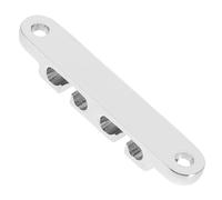 Cabilock Guide-cordes pour Basse Électrique 6 Cordes, Mécanique de Verrouillage en Métal Argenté, Accessoire pour Guitare Basse, Rouleaux de Maintien des Cordes, Compatible Instruments