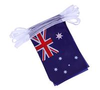 Cabilock Guirlande de Drapeaux Australiens PVC Décoration Festive pour Événements et Banderole Colorée et pour Intérieur et Extérieur Fanions à Suspendre