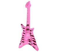 Cabilock Guitare Gonflable Rock Fête Portable Instrument Musique Gonflable Photo Booth Accessoires Anniversaire