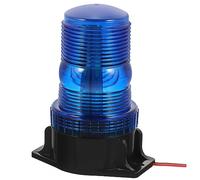 Cabilock Gyrophare de Sécurité Bleu pour Véhicules et Bus Scolaires, Lumière Stroboscopique LED Portable 15w Tension 10-80v, Coque en PC et Métal