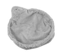 Cabilock Hamac pour Chat en Peluche Structure en Acier, Design Fermé Facile à Nettoyer, Forme Ronde Grosse Cuillère, pour Chatons et Petits Animaux, Accessoire pour Arbre à Chat