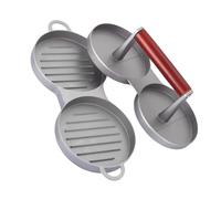 Cabilock Hamburger Aluminium Alliage Outil de Préparation de Galettes Antiadhésif pour Burgers pour Parties Famille Entre Amis