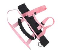Cabilock Harnais d'apprentissage du Ski Sangle D'équilibre Ski Rose Nylon et Polyester Réglable Amorti Poignées Bien Placées pour Garçon et Filles
