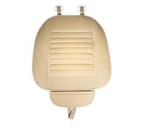 Cabilock Housse Siège Voiture Beige PU Antidérapante Coussin Confortable avec Gel Siliconé Protection Imperméable pour Siège Conducteur