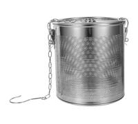 Cabilock Infuseur D'assaisonnement Professionnel pour Filtrer les Herbes Aromatiques en Acier Inoxydable Passoire Compacte Crochet Anti-goutte Style Aléatoire pour Pot Mijoté Cuisine