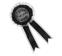 Cabilock insigne d'anniversaire anniversaire decoration anniversaire première accessoires broche d'anniversaire pour les filles épingle d'anniversaire pour hommes le fer Black