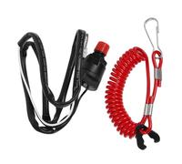 Cabilock Interrupteur Arrêt Démarrage pour Moteur Bateau Bouton Poussoir Contrôle Allumage Sécurisé pour Moteur Bord avec Fonction Sécurité Installation Facile Résistant Aux Environnements