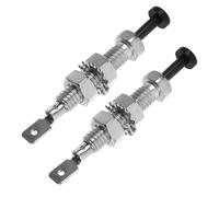 Cabilock Interrupteur D’Éclairage de Portière Réglable 2 Pièces Interrupteur à Broche de Remplacement pour Véhicule Détecteur D’Ouverture de Porte Voiture Alarme Capot Accessoires Auto