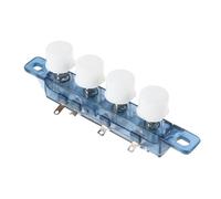 Cabilock Interrupteur Mécanique pour Ventilateur avec 4 Positions, Contacts Robustes et Retour Tactile, Compatible avec Ventilateur Électrique, pour Sandales Femme