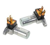 Cabilock Interrupteur Variateur D’Intensité Automobile 2 Pièces Bouton de Commande Métallique pour Éclairage Tableau de Bord Compatible Suv et Voiture Réglage Flexible Phares et Feux de