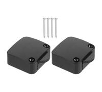 Cabilock Interrupteurs Automatiques 2 Pièces 12V-250V pour Lumière de Placard 4 Vis Noir Compatible Lampes et Éclairage de Dressing et Rangement