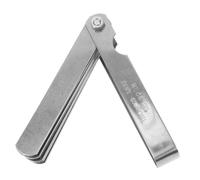 Cabilock Jauge Épaisseur Acier Inoxydable Lames Métrique et Outil Pliable de Mesure de Jeu pour Mécaniciens et Ingénieurs Jauge de Précision pour Calage Écarts
