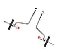 Cabilock Jeu de 2 Roues Auxiliaires pour Vélo Garçon et Filles, Petites Roues D'entraînement Résistantes à l'usure, Accessoire en Métal Argenté, Compatibles Vélos Garçon Fille,