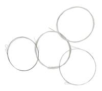 Cabilock Jeu de Cordes pour Mandoline 8 Cordes en Acier Bobiné Jeu de Remplacement pour Mandoline Métalliques Résistantes Accessoire Instrument de Musique Polyvalent