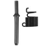 Cabilock Jeu de Tête de Marteau Pneumatique pour Rivets Pleins et Semi-Creux Embout en Acier Allié Robuste Taille 3-8 MM Kit Ressort Outil de Rivetage Professionnel pour Applications