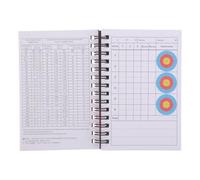 Cabilock Journal de Tir à l'arc à Spirale Couverture en Plastique Abs, Carnet de Score Compact pour Compétition et Séance de Tir Compound Bow, Organisation Stratégique