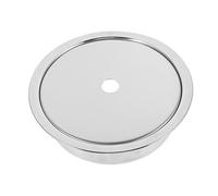 Cabilock Kit Couvercle Et Anneau Acier Inoxydable Pour Plaque à Induction Diffuseur De Chaleur Avec Anneau Adaptation Compatible Cuisinière Induction Pour Hot Pot Et Barbecue Coréen