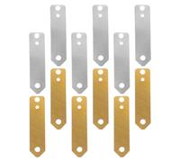 Cabilock Kit De 12 Bandes Électrodes En Cuivre Et Zinc Pour Expériences Scientifiques, Électrodes En Cuivre Pur Et Zinc Pour Électroplacage Pédagogique, Matériaux Sûrs Pour Batterie Fruitée Éducative