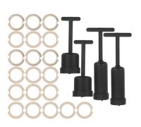Cabilock Kit de 24 bagues de douille de lampe G9 - Outil de démontage d'adaptateur d'abat-jour, clé, support de lampe, accessoires de remplacement d'éclairage