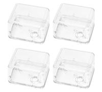 Cabilock Kit de 4 Boîtes à Musique Transparentes en Acrylique à Manivelle à Monter Soi-Même Mécanisme à Remontoir en Plastique Pièces de Rechange Éducatives pour Atelier Créatif et