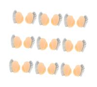 Cabilock Kit De 9 Paires De Faux Cils Pour Formation De Maquilleur Extensions De Cils Double Couche Paupières Amovibles Remplacement Mannequin Outils Pour