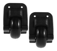 Cabilock Kit de Remplacement 10x6,5x5,8cm en Plastique Noir pour roulettes de Valise Silencieuses Technologie de Roulement à Billes Stable pour Voyage