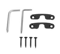 Cabilock Kit De Réparation De Pare-Soleil Robuste Clips En Alliage Pour Pare-Soleil De Voiture Fixations Pivotantes Clip Pour Pare-Soleil De Voiture Pièces Automobiles Noires