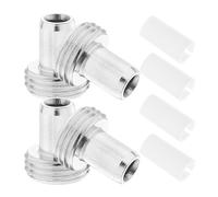 Cabilock Kit de Réparation Fibre Optique Accessoires en Céramique et Embout Métallique pour Testeurs Visuels de Défauts, Solide et Précis, Usage Professionnel