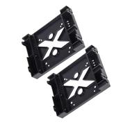 Cabilock Kit de Support de Montage pour Disque Dur 5,25 Pouces à 2,5 Pouces en Abs Noir pour Ambiance Estivale Installation Facile et Refroidissement Intégré