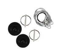 Cabilock Kit de Verrouillage de Capot à Goupille Aluminium Sécurité Améliorée pour Capot de Voiture Installation Rapide et Compatible avec Capots