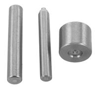 Cabilock Kit D'œillets Métalliques Argenté en Acier 10mm Outil Portable de Perforation et Pose Précise pour Chaussures et Bâches, pour Projets DIY et Voyages