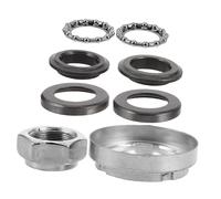 Cabilock Kit Direction Roulement pour Colonne de Direction Moto Tout-Usage, Roulement Tête, 7 Pièces en Alliage, Tenue Fiable