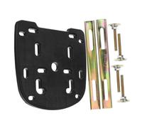 Cabilock Kit Fixation Porte-Bagages Moto, Plaque De Base en Fer Et PP, Vis De Montage Sécurisées, Compatible Top Case Arrière, Adapté Usage Moto Toutes Saisons