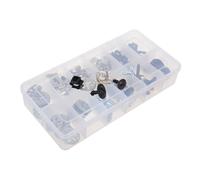 Cabilock Kit Fixations Métalliques pour Couvercle Éclaboussures Clips Rivets et Vis pour Protection et Sécurisation des Capots