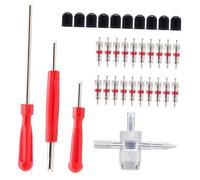 Cabilock Kit Installation Démontage de Valve de Pneu Durable et Polyvalent Outil Professionnel pour Retirer et Poser les Cœurs de Valve Compatible Véhicules et Vélos Ensemble