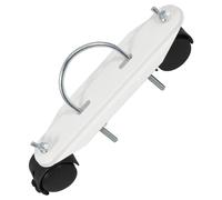 Cabilock Kit roulettes Pivotantes avec Frein pour Chauffage de Terrasse Support Mobile Abs et Roues de Remplacement Robustes pour Radiateur à Huile Mobilité Facile et Protection Sol