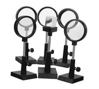 Cabilock Kit Science Optique Complet avec Lentilles Convexes et Concaves Miroir Plan et Miroir Concave pour Expériences Scolaires