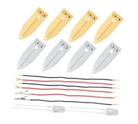 Cabilock Kit Scientifique Batterie Fruits pour Garçon Fille avec Électrodes Cuivre et Zinc Expérience Physique DIY Éducative pour Apprentissage Maison