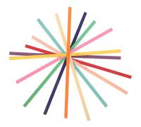 Cabilock Lanières Fines en Bambou Coloré 150 Pcs 20 X 05 CM pour Vannerie Artisanale Loisirs Créatifs DIY Réparation Meubles et Tressage Décoratif