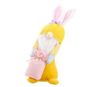 Cabilock Lapin Détient Une Poupée Doux en Forme De Lapin Peluche Faire La Fête Figurine Yellow Coton PP